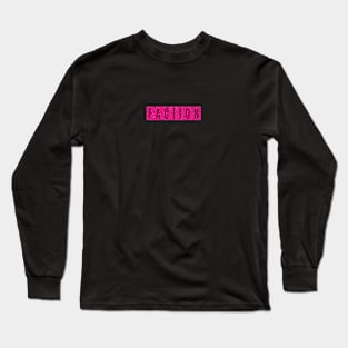 Faction Bar Design - Pink Long Sleeve T-Shirt